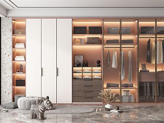 Modern wardrobe 3d model