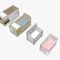 Modern Baby Cribs With Wooden Frames Pink White Designs And Storage Drawers