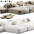 Modern Plush Fabric Double Seater Sofa With Comfortable Cushions And Multiple Custom Color Options