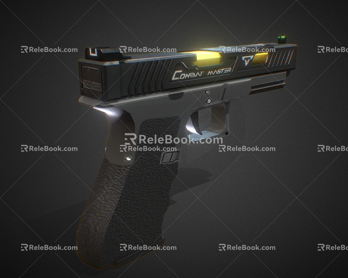 Pistol Gun Firearms 3d model