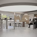 Spacious Modern Clothing Store Interior With Clothing Racks Mannequins And Natural Light