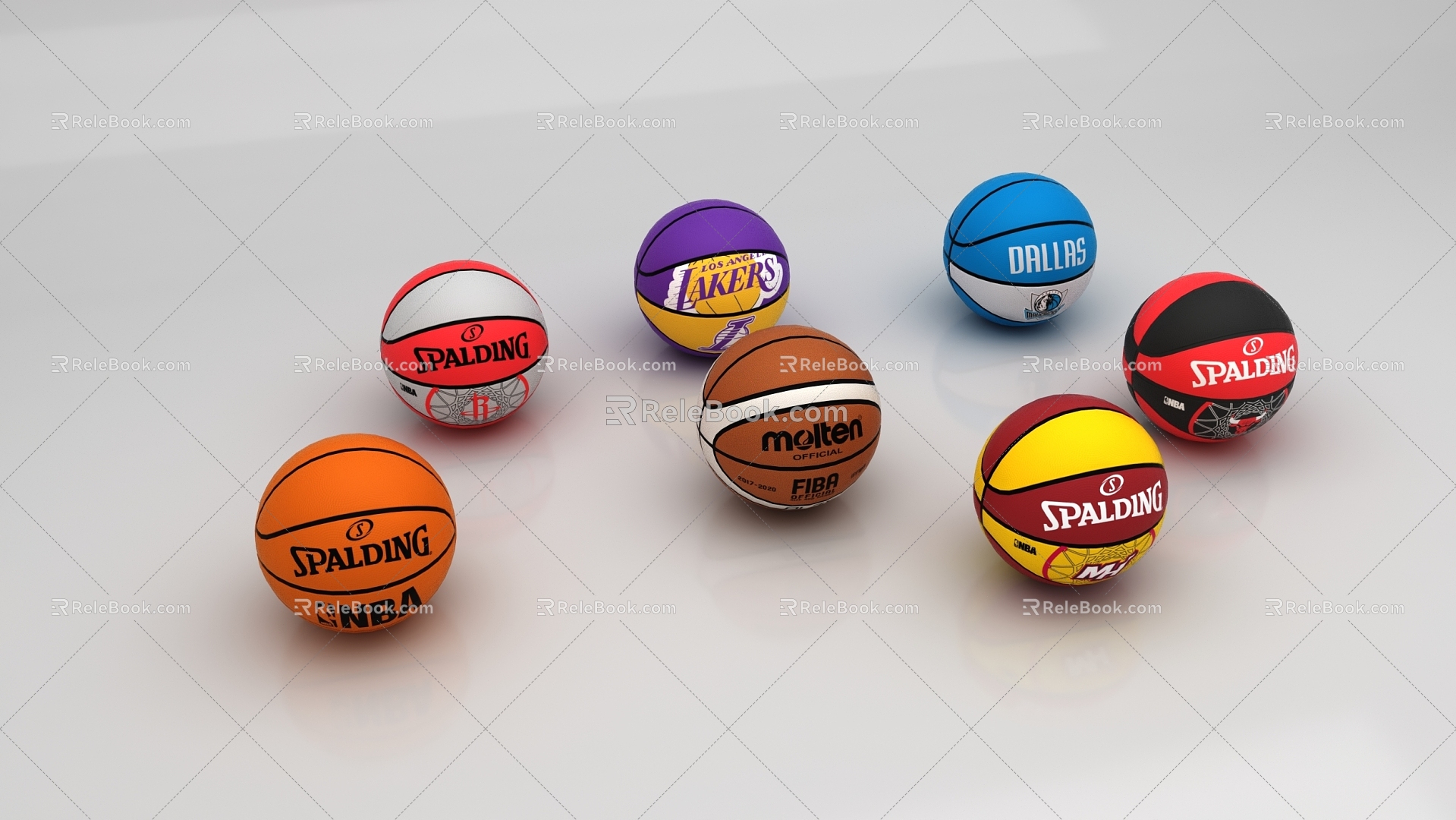 basketball NBA basketball 3d model