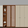 Middle style wardrobe 3d model