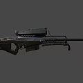 Combined with a sniper rifle 3d model