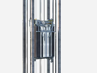 Modern Elevator Structure 3d model