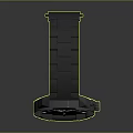 Sleek YISSEI Wristwatch With Stainless Steel Band And Black Dial