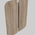 Wooden Wall Lamp with Natural Grain and Modern Sleek Design for Home Interior