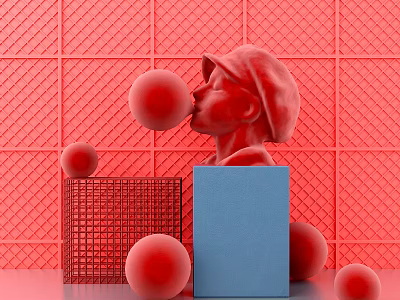 Modern Sculpture Figure Sculpture 3d model