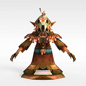 Game Xianxia character 3d model