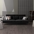 Modern Combination Sofa Double Combination Sofa 3d model