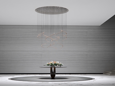 Modern chandelier crystal lamp model