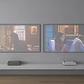 Projection Monitoring System With Dual Screens For Real Time Indoor Activities Surveillance