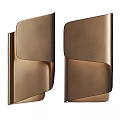 Stylish Modern Wall Sconce with Sleek Curved Metallic Finish for Contemporary Home Decor