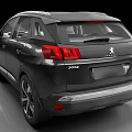 Black Peugeot SUV With Modern Front Design And Stylish Look