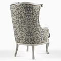 Luxurious Teal Velvet Accent Chair With Intricate Carvings And Metal Accents