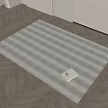 modern square carpet 3d model
