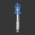 Blue And Silver High Quality Paint Sprayer Hardware Tool With Ergonomic Handle For Painting Tasks