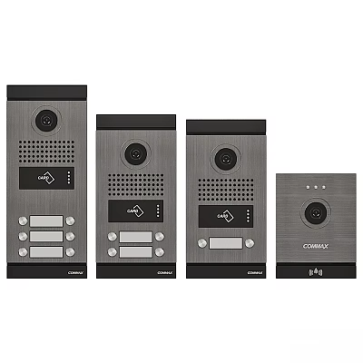 COMMAX Multiple Door Entry Intercom Security Appliances With Cameras And Control Panels 3d model