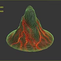 Geo-vein Volcano Island Terrain Mountain Geomorphology Mountain Range Topographic Map Mountain 3d model