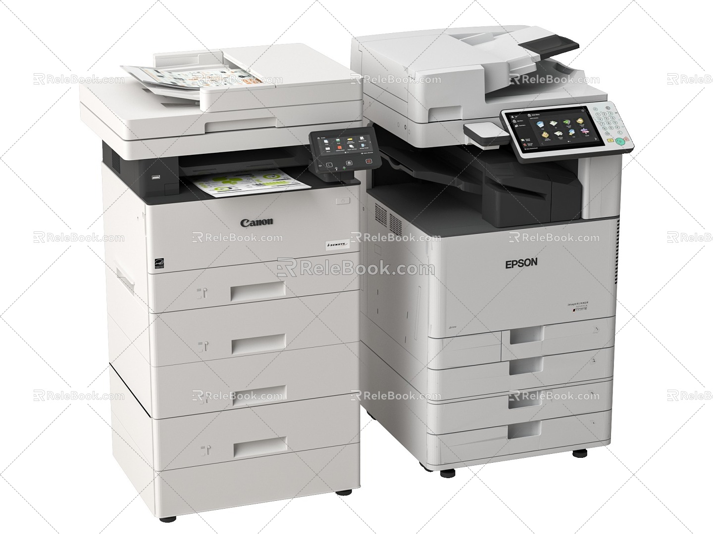 Printer Office File 3d model