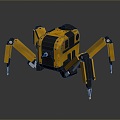 Robot Spider Robot Mecha Spider Science Fiction Spider Mechanical Spider Spider Battery Spider Tower Defense 3d model