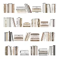 Stacked Books And Magazines With Various Colors Sizes And Styles On
