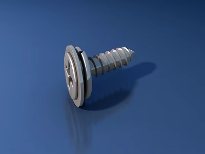 High Strength Stainless Steel Cross Slot Screw for Sports Equipment Components 3d model