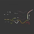 Multi Colored Electronic Wire Harnesses With Various Shapes And Connectors