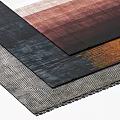 Modern Square Rugs With Gradient Colors And Textured Patterns For Contemporary Home Decor