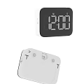 Sleek Digital Clock And Timer For Daily Use With Clear Digital Display And White Design 3d model