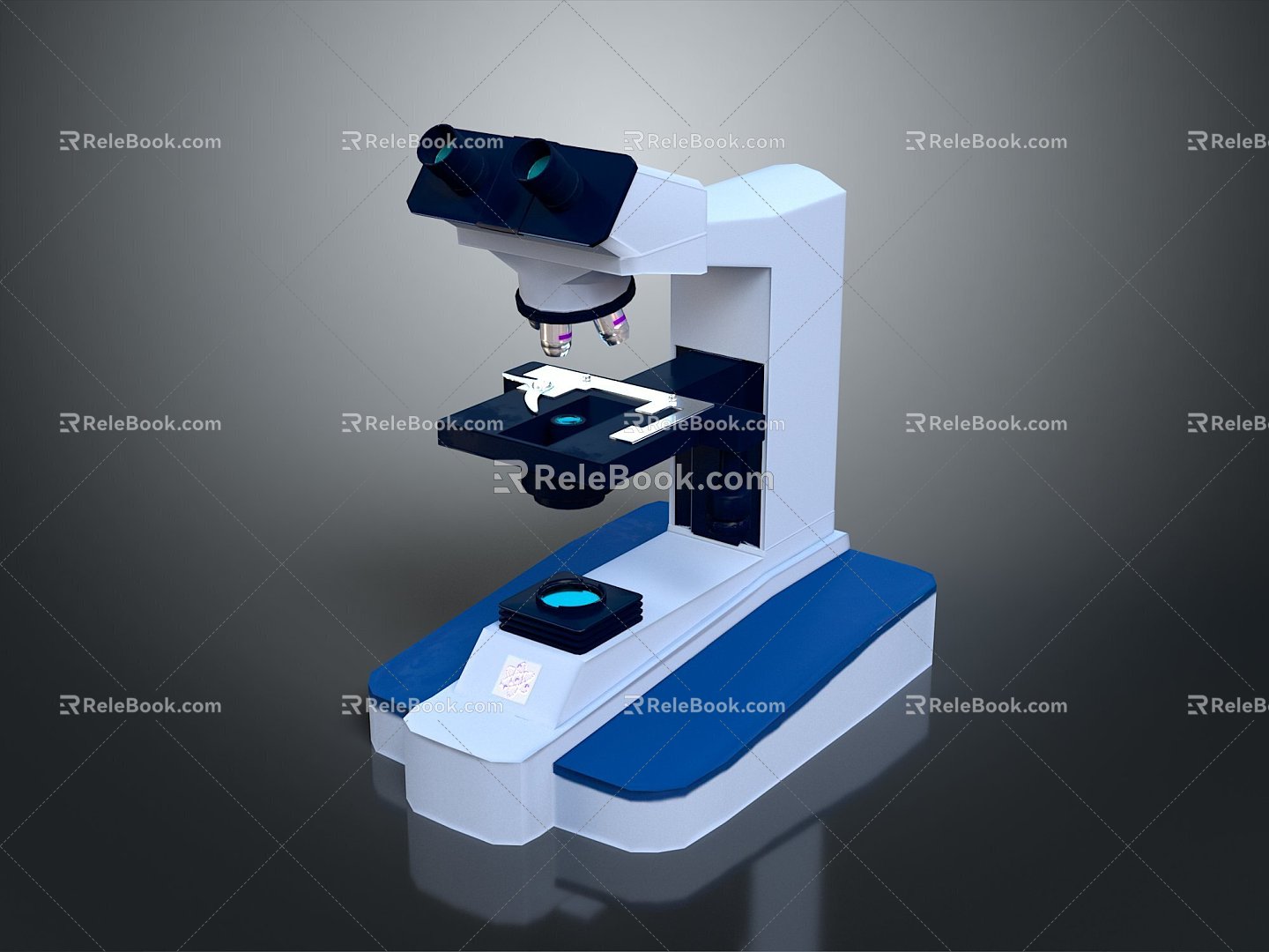 Microscope Magnifier Experimental Equipment Physical Equipment Chemical Observation Equipment Inspection Equipment Science Fiction Equipment 3d model