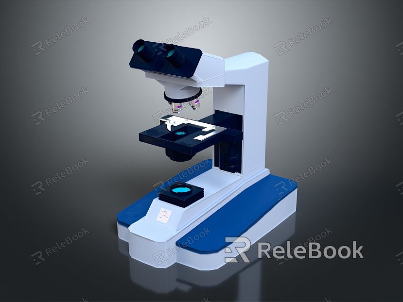 Microscope Magnifier Experimental Equipment Physical Equipment Chemical Observation Equipment Inspection Equipment Science Fiction Equipment model