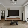 Modern Living Dining Room With Wooden Flooring Natural Light And Minimalist Design