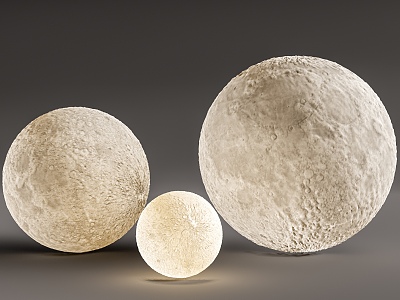 modern moon lamp moon lamp 3d model