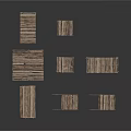 Various Designs Handmade Wooden Tables And Benches With Natural Texture For Home Living Supplies