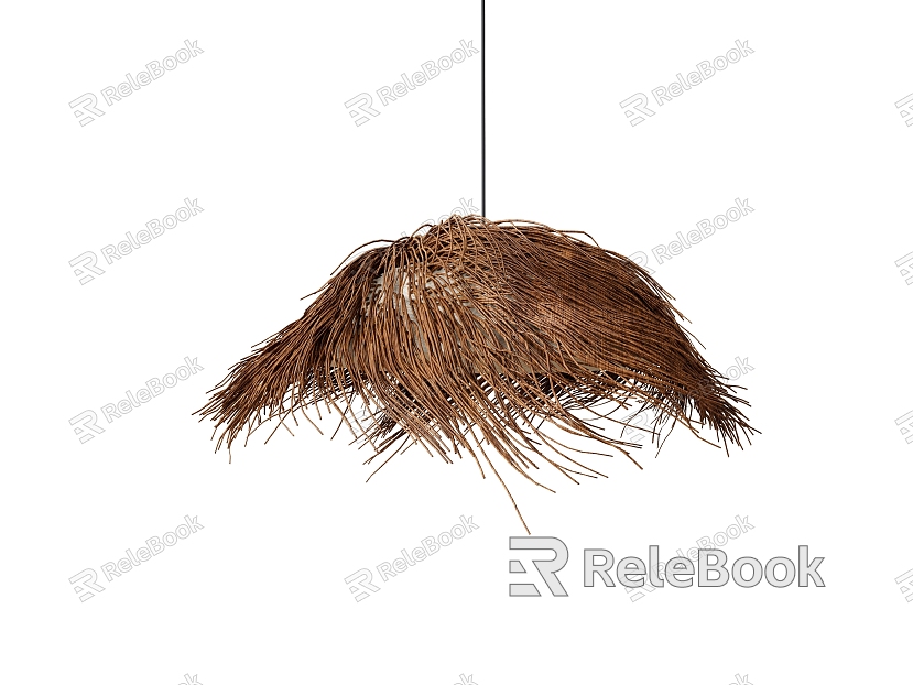 Southeast Asia chandelier outdoor hanging thatched chandelier model