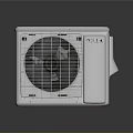 DELTA White High Performance Computer Cooling Fan for Desktop PC Systems 3d model