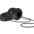 Over Ear Wired Headphones With Sleek Design And Audio Cable