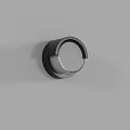 Modern Round Outdoor Wall Light With Warm Illumination For Garden Spaces