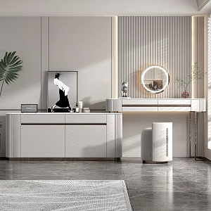 Modern Dressing Table Dressing Table Decorative Cabinet 3d model
