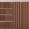 Wooden Room Dividers With Various Grid Patterns And Decorative Designs For Home Interiors