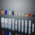 Collection of Assorted Beverage Bottles and Cups in Various Colors Sizes and Designs