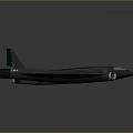 Blue Stealth Fighter Jet Model Featuring Delta Wing Design And Number 45 Details