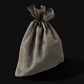 Gray Fabric Storage Basket with Drawstring Closure for Organizing Home Living Room Bedroom Closet