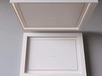 No main lamp ceiling square ceiling downlight spotlight line lamp 3d model