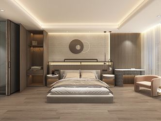 Hotel Rooms Modern Rooms 3d model