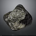 Cosmic Meteorite From Outer Space With Textured Surface For Astronomy Study