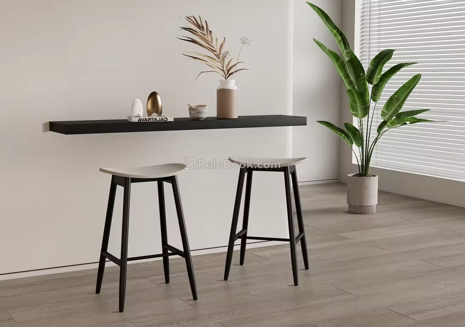 Bar Chair Bar Stool High Stool 3d model