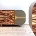 Modern Side Cabinet Simple Side Cabinet 3d model