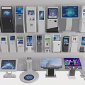 Diverse All in One Machines Featuring Touchscreen Displays and Modern Designs
